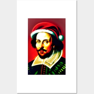 Santa Shakespeare (Celebrity Christmas) Posters and Art